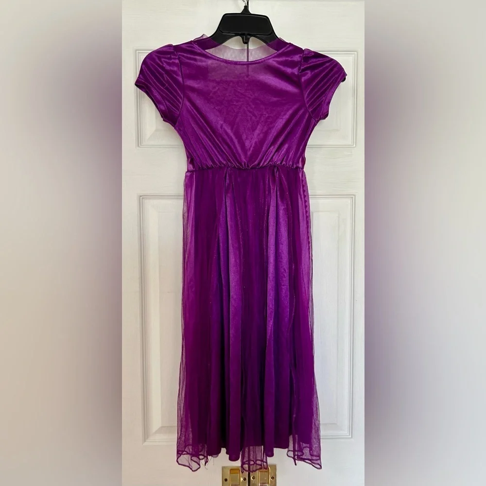 Costume/night gown girls size 7/8 Disney Frozen 2 Princess Anna purple pjs